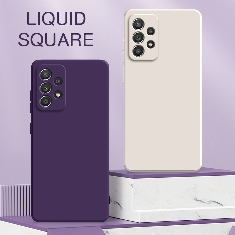 Phone Cases On Sale - Original Square Liquid Silicone Cases for