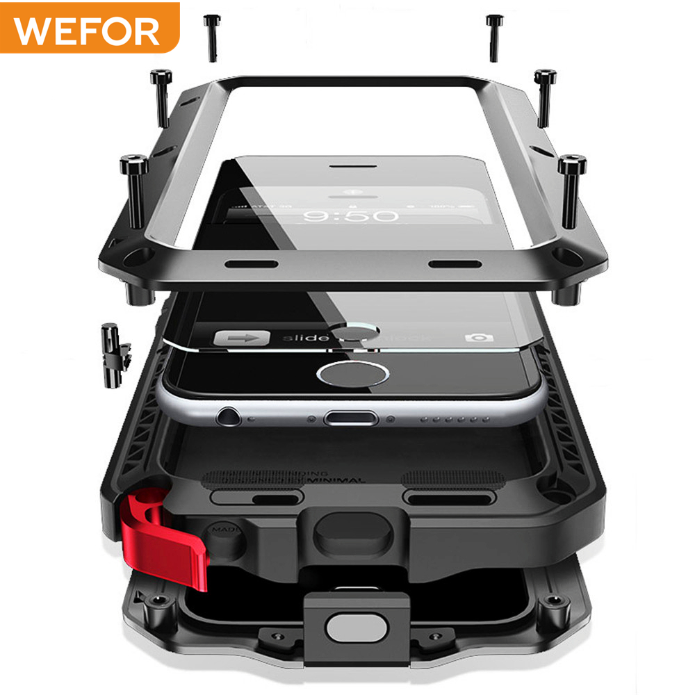 Phone Cases That Charge Your Phone - Armor Metal Aluminum Shockproof Phone Case