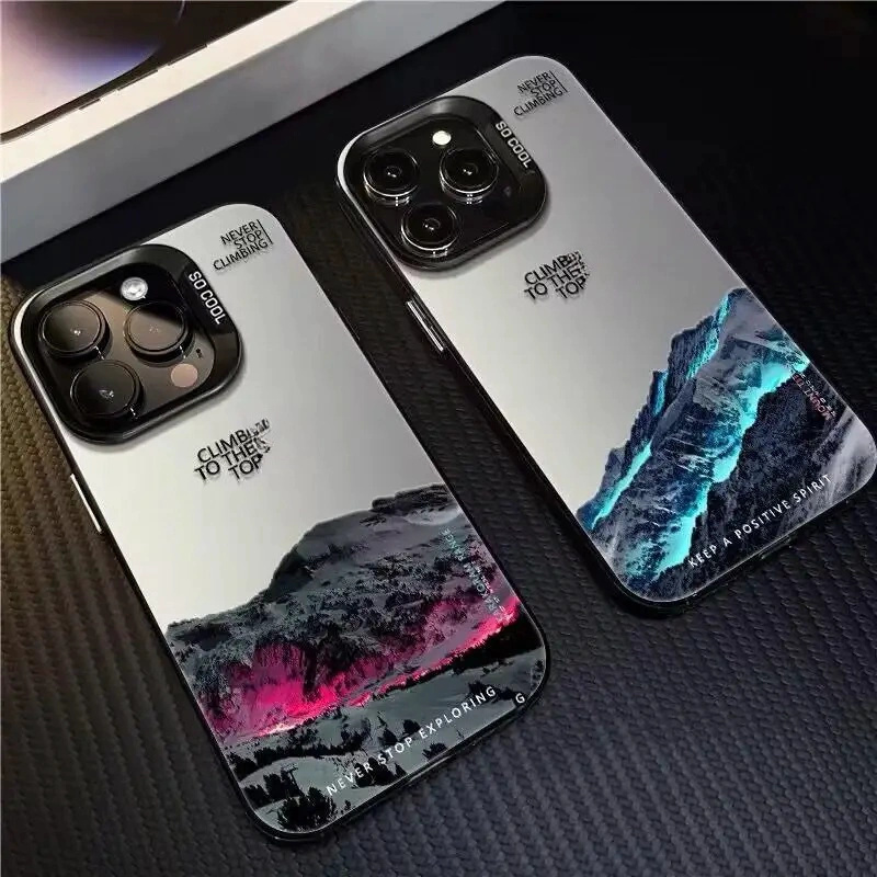 Phone Cases Nyc - Snow Mountain Landscape Sunset Phone Case