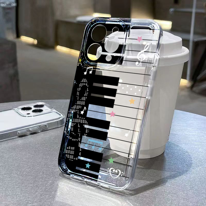 Phone Cases Xiaomi 14T - Letter Music Note Painted Phone Case