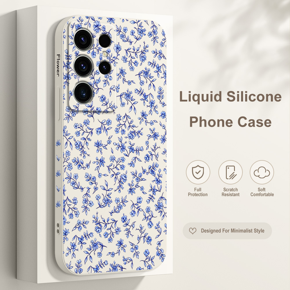 Phone Cases For Samsung S22 - Twisted Floral Phone Case For Samsung