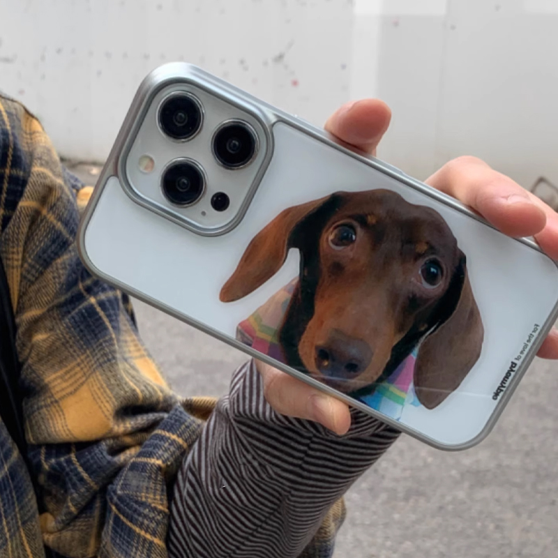 Phone Cases That Charge Your Phone - Cute Sausage Puppy Pattern Phone Case