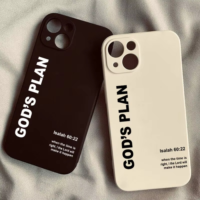Phone Cases Xr Iphone - God's Plan Bible Verse Pattern Phone