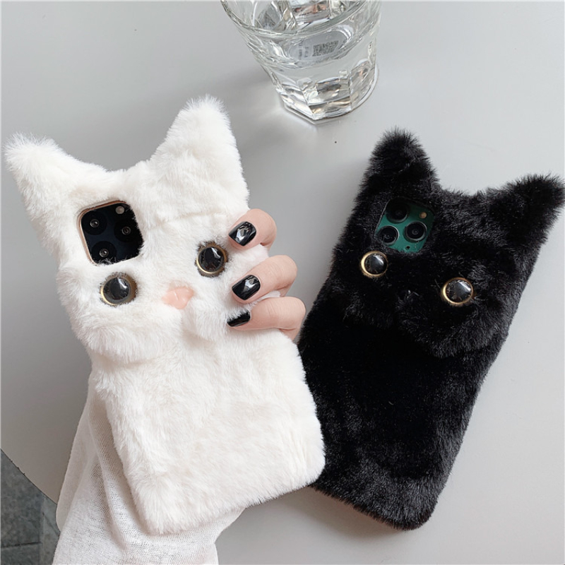 3D Cute Cartoon Cat Furry Plus - Phone Cases Iphone 15 recension och pris