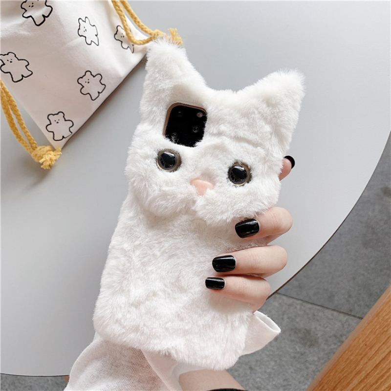 3D Cute Cartoon Cat Furry Plus - Phone Cases Iphone 15 recension och pris