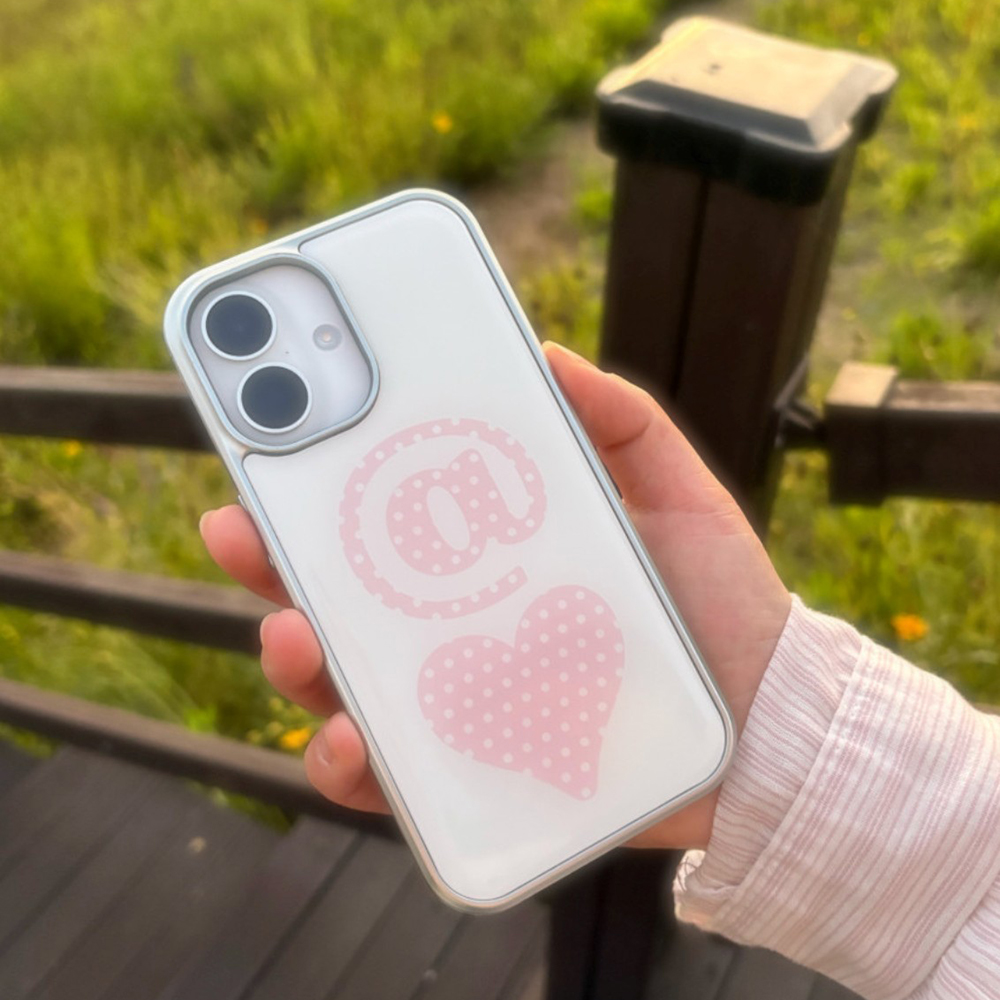 Clmj Heart Dot Phone Case for  - Phone Cases That Charge Your Phone recension och pris