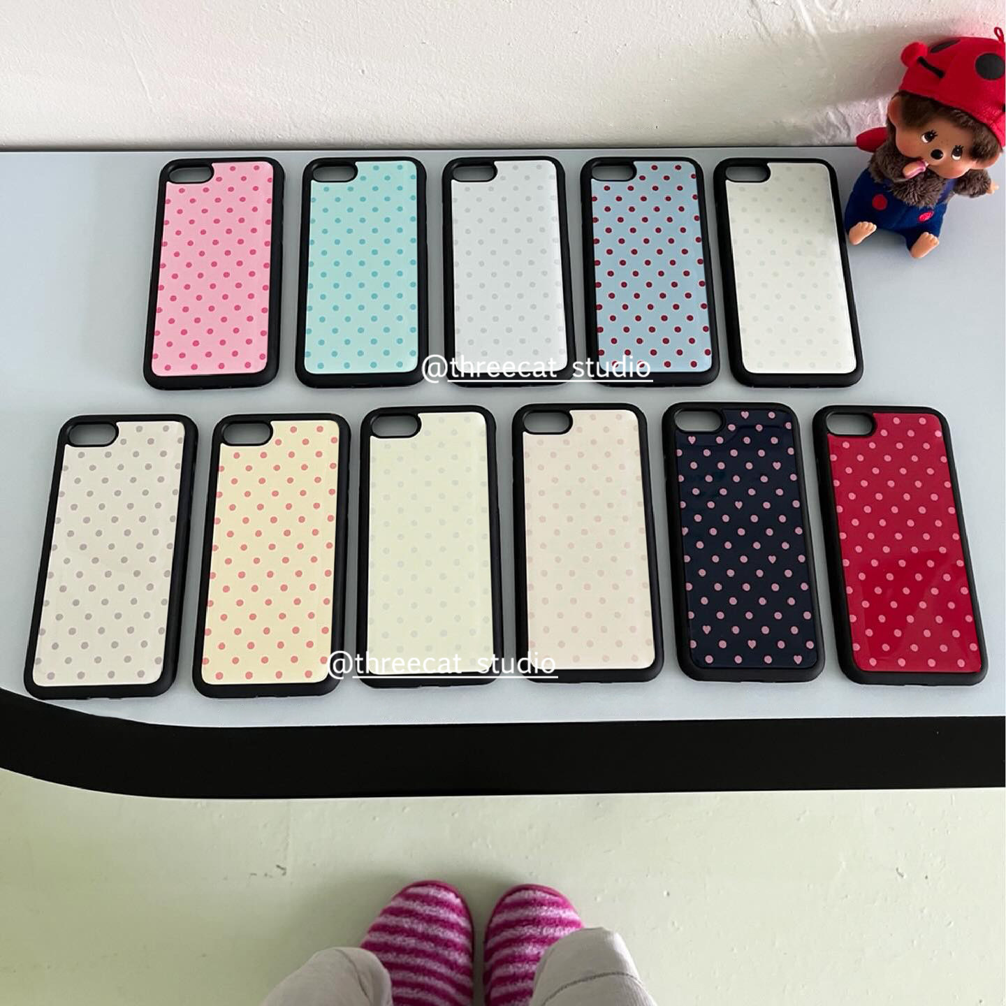 Korean Ins Colorful Polka Dots - Phone Cases Polka Dot recension och pris