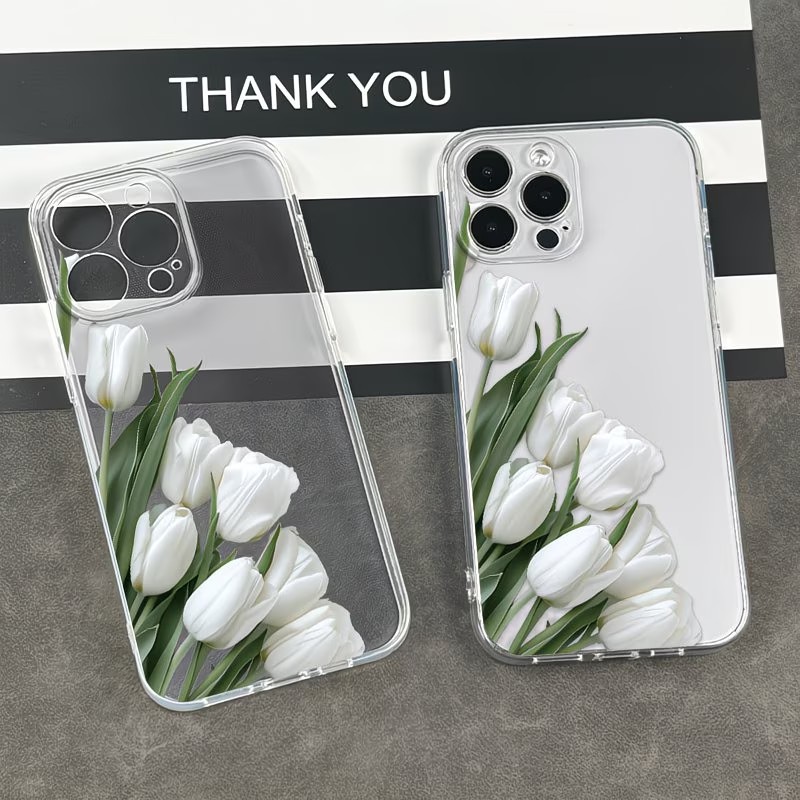 Tulip Printed Phone Case Case  - Phone Cases Xr Iphone recension och pris