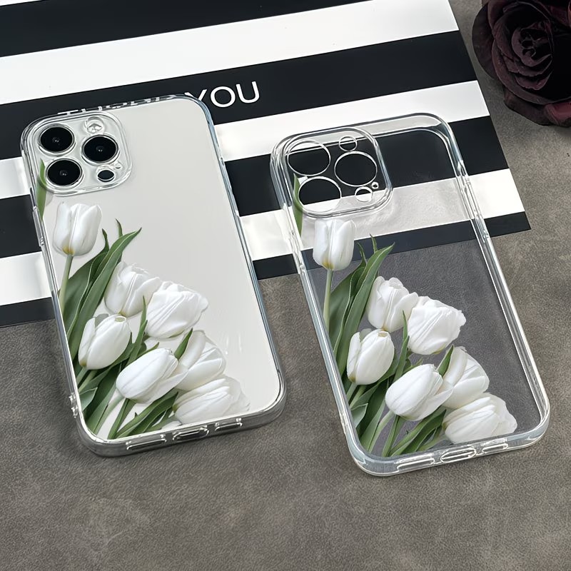 Tulip Printed Phone Case Case  - Phone Cases Xr Iphone recension och pris