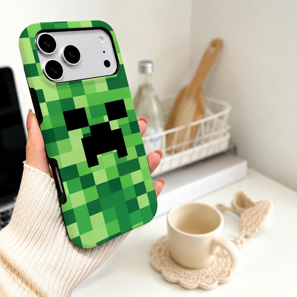 Hot Game Green Pixel Monster C - Phone Cases Green recension och pris