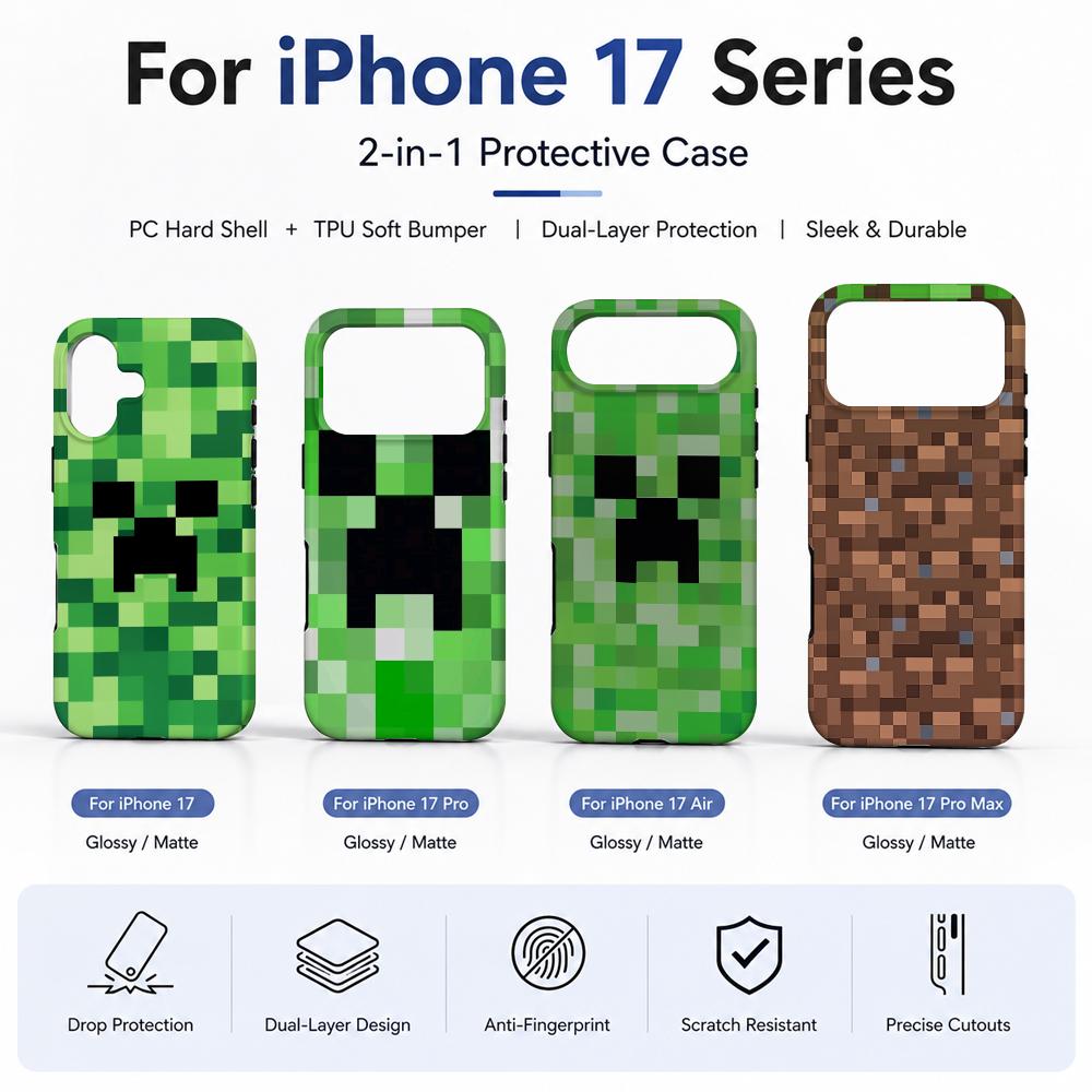 Hot Game Green Pixel Monster C - Phone Cases Green recension och pris