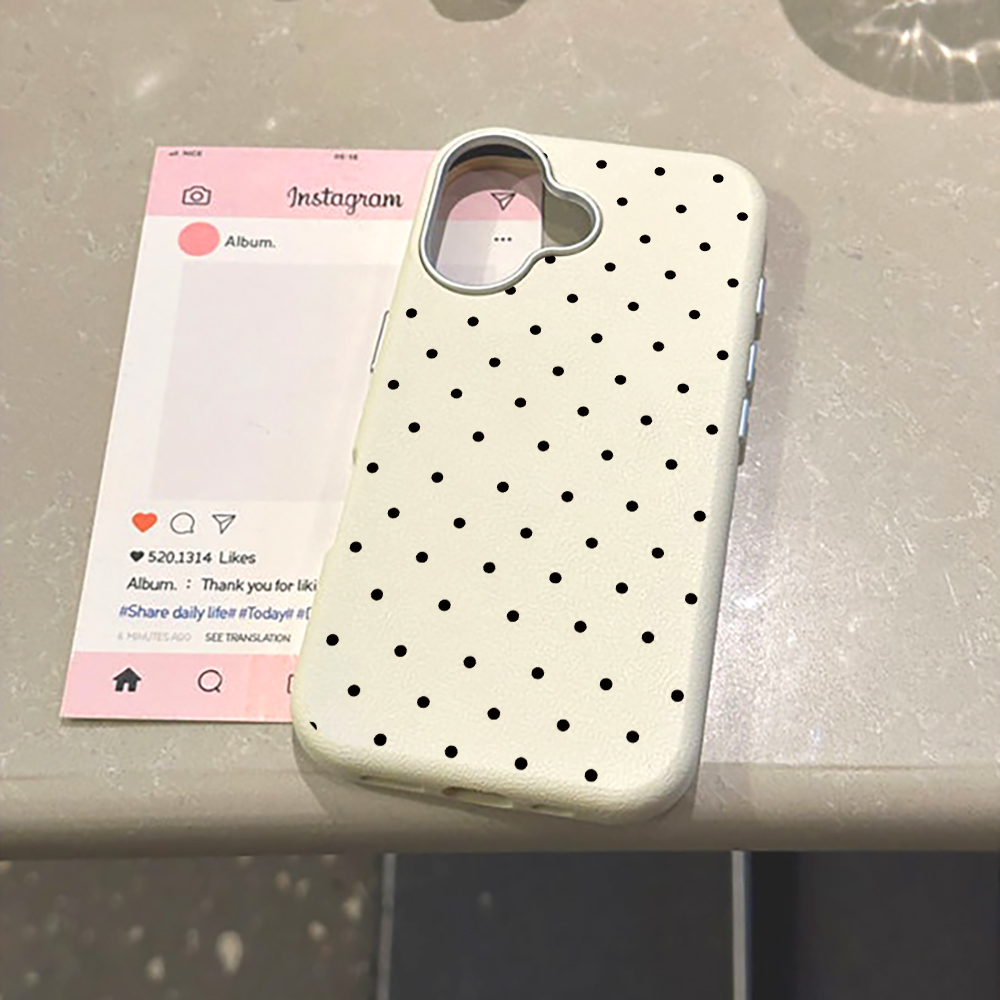 Korean INS Cute Polka Dot Phon - Phone Cases Polka Dot recension och pris