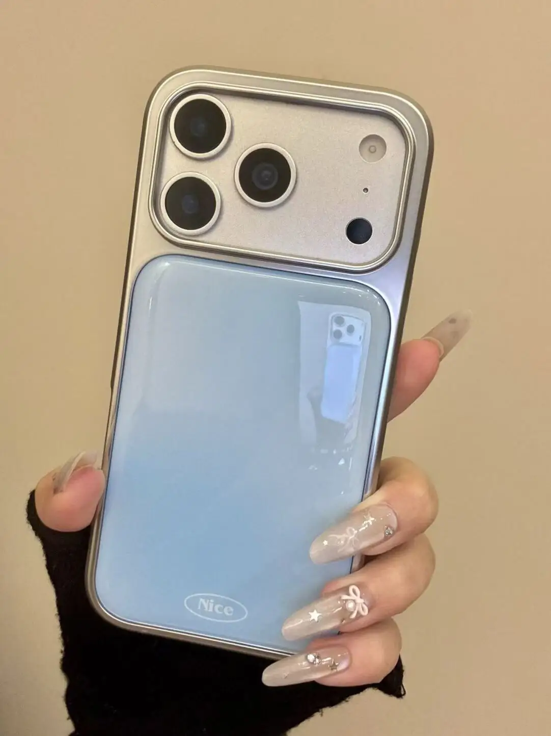Pink Blue English Label Person - Phone Cases That Charge Your Phone recension och pris