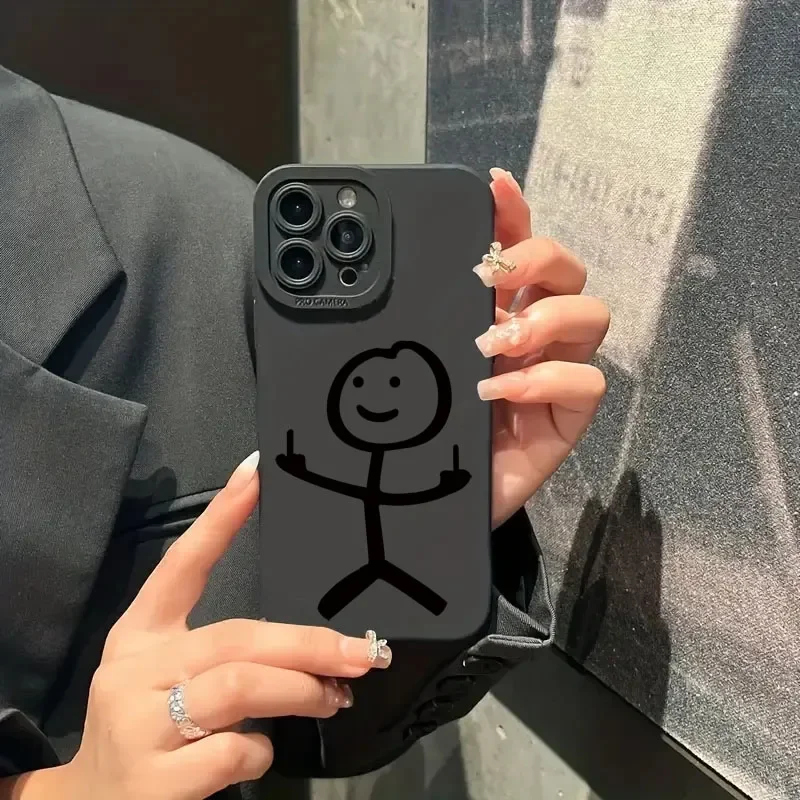 Cute Cartoon Matchman Matte Si - Phone Cases Protective recension och pris