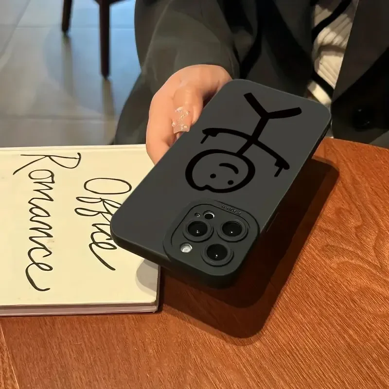 Cute Cartoon Matchman Matte Si - Phone Cases Protective recension och pris