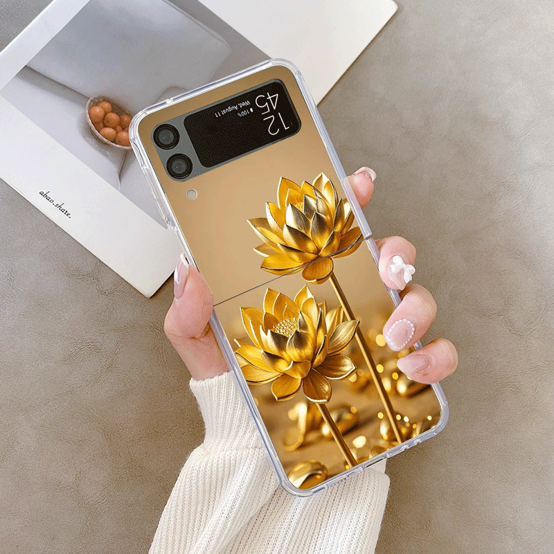 Creative Golden Lotus Flower P - Phone Cases Z Fold 5 recension och pris