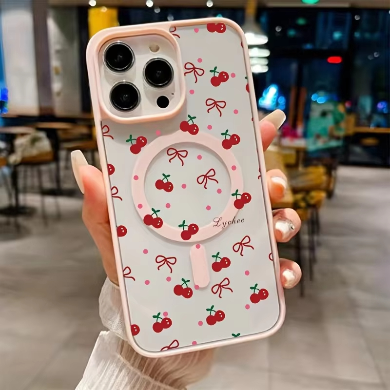 Red Cherry Printed Magnetic Ph - Phone Cases Xr Iphone recension och pris