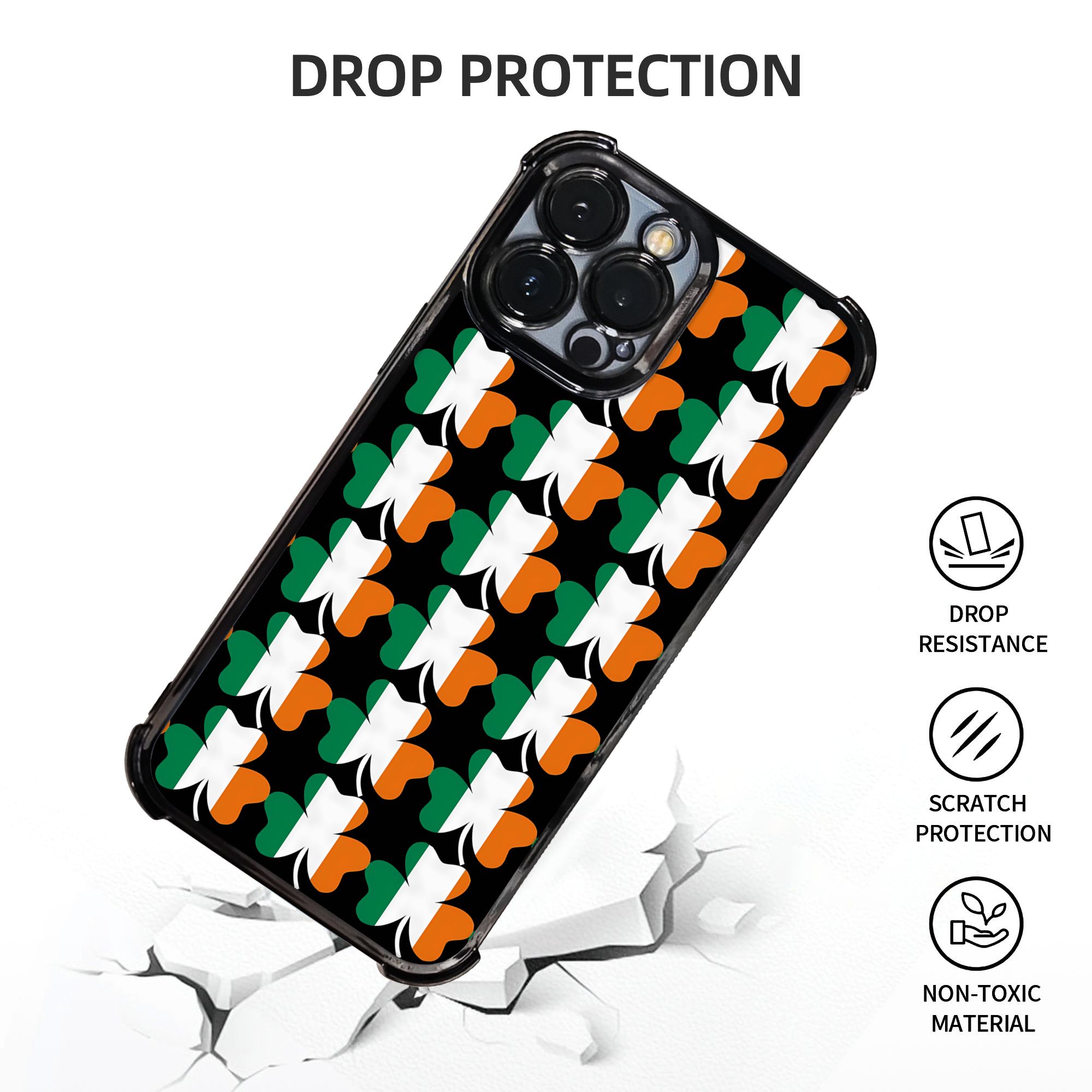 Ireland Flag Shamrock Phone Ca - Phone Cases Ireland recension och pris