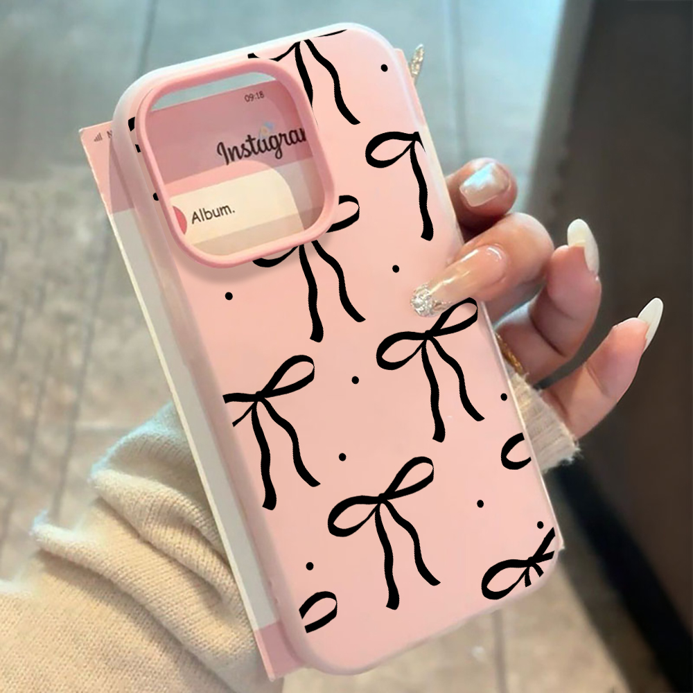 INS Big Black Bow Pattern SIli - Phone Cases Xiaomi 14T recension och pris