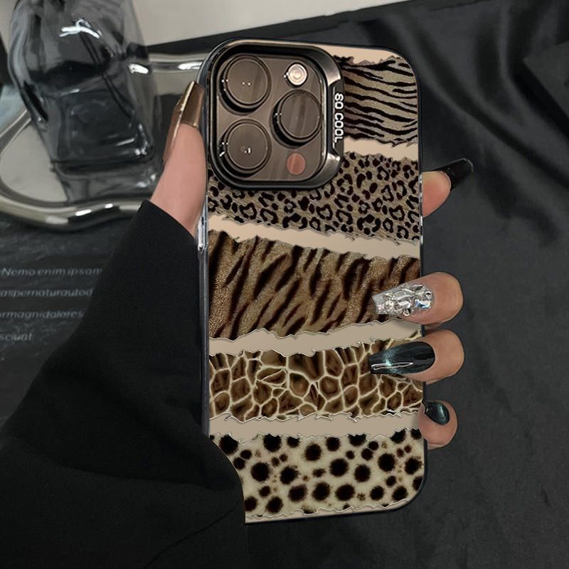 Luxury Brown Leopard Y2K Phone - Phone Cases Nyc recension och pris