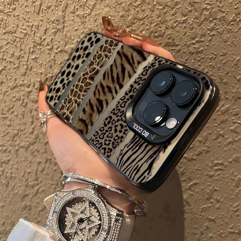 Luxury Brown Leopard Y2K Phone - Phone Cases Nyc recension och pris