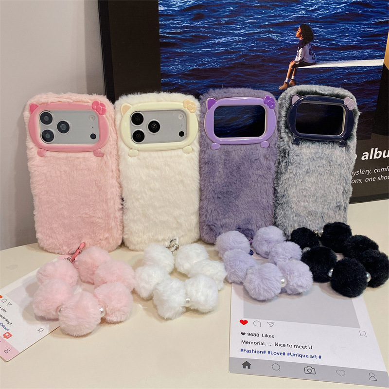 Luxury Solid Colors Furry Plus - Phone Cases Iphone 15 recension och pris