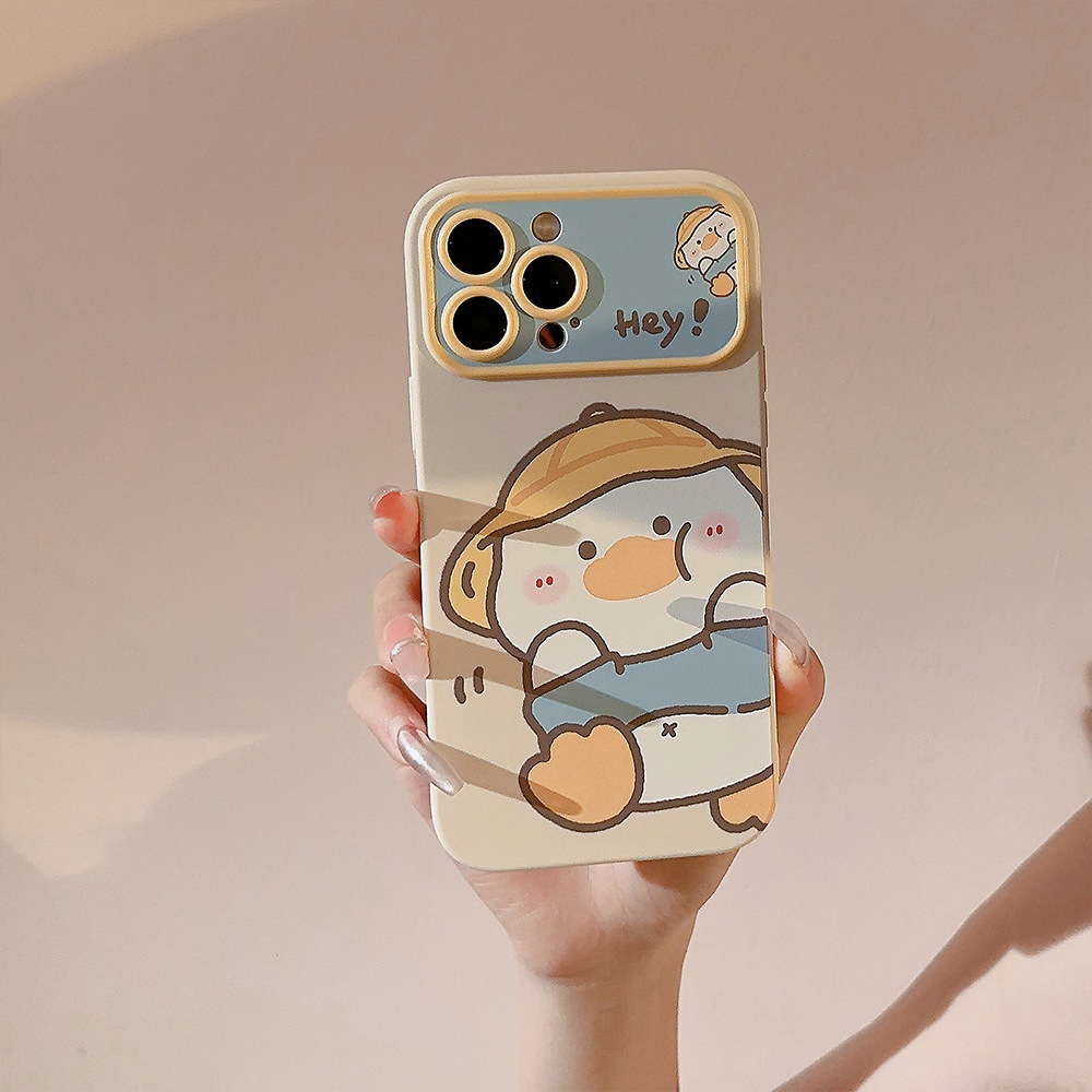 Korean Cartoon Yellow Duck Pho - Phone Cases Protective recension och pris