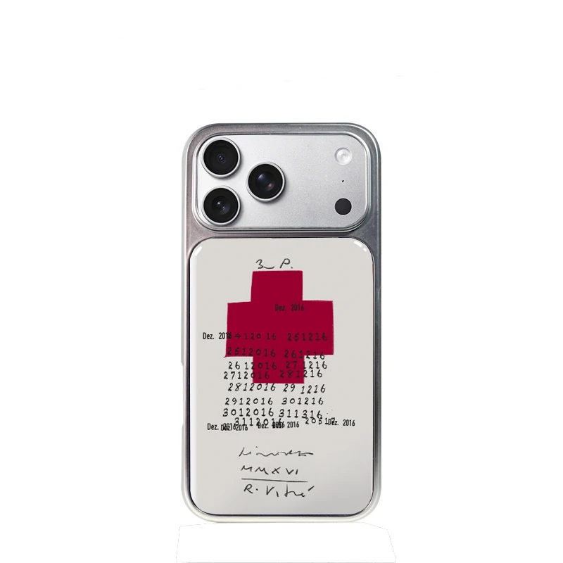 Ins Retro Red Cross Phone Case - Phone Cases That Charge Your Phone recension och pris