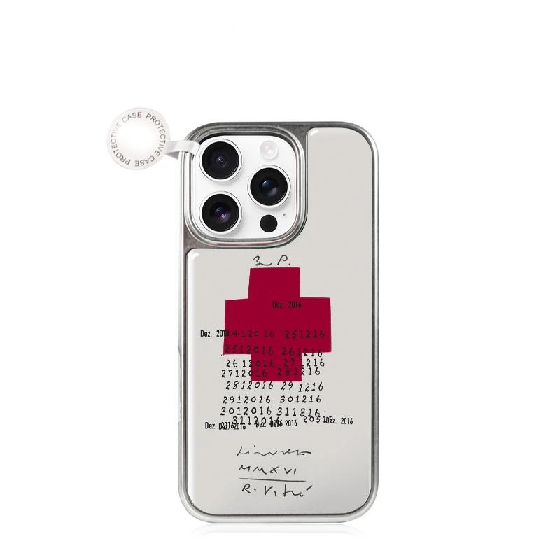 Ins Retro Red Cross Phone Case - Phone Cases That Charge Your Phone recension och pris