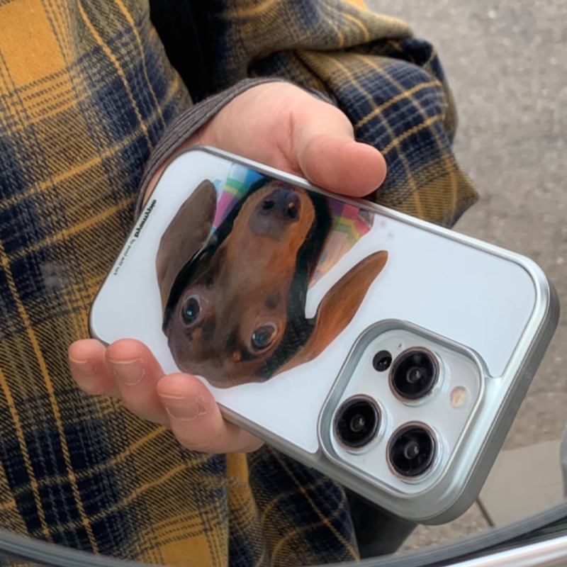 Cute Sausage Puppy Pattern Pho - Phone Cases That Charge Your Phone recension och pris