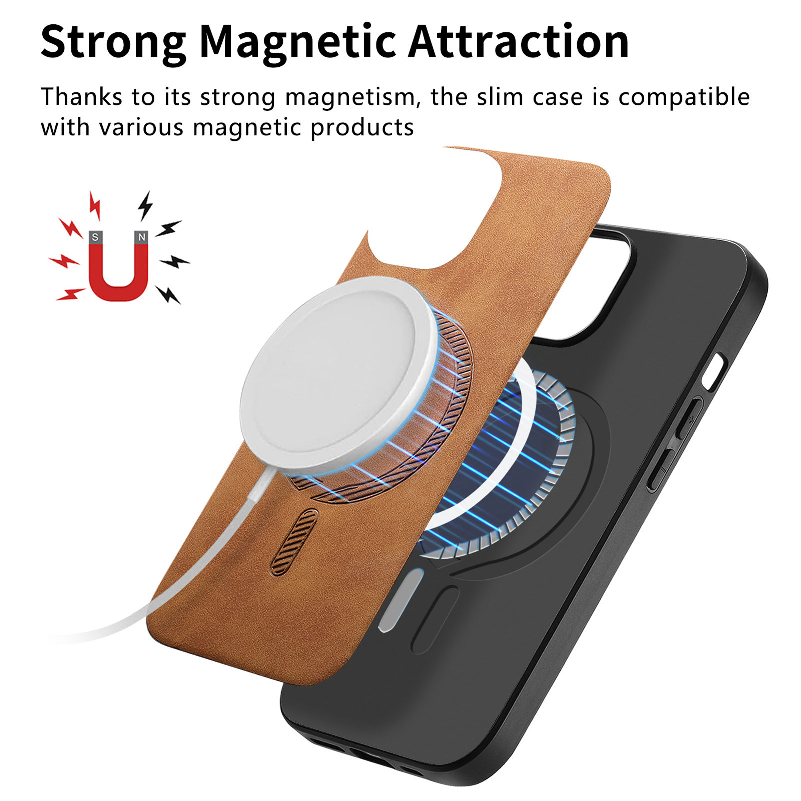 Magnetic Wireless Charging Lea - Phone Cases That Charge Your Phone recension och pris