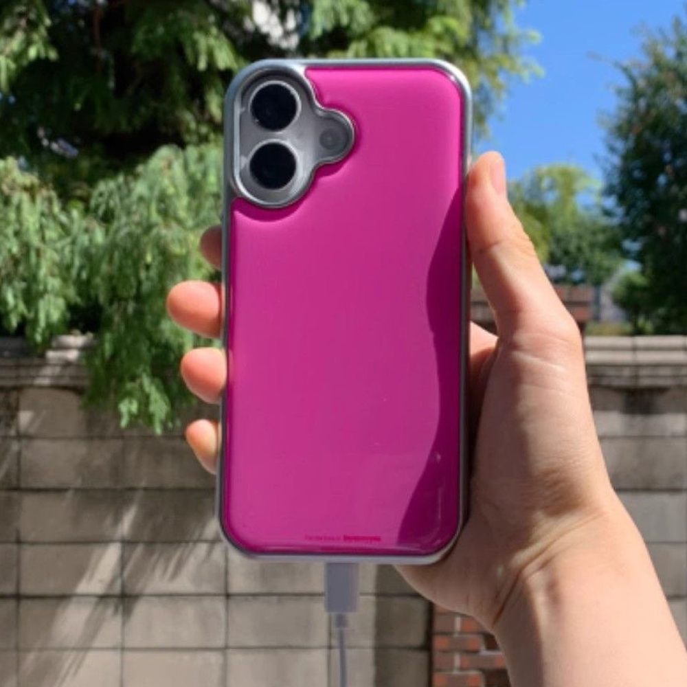 LALA Korean style solid color  - Phone Cases That Charge Your Phone recension och pris