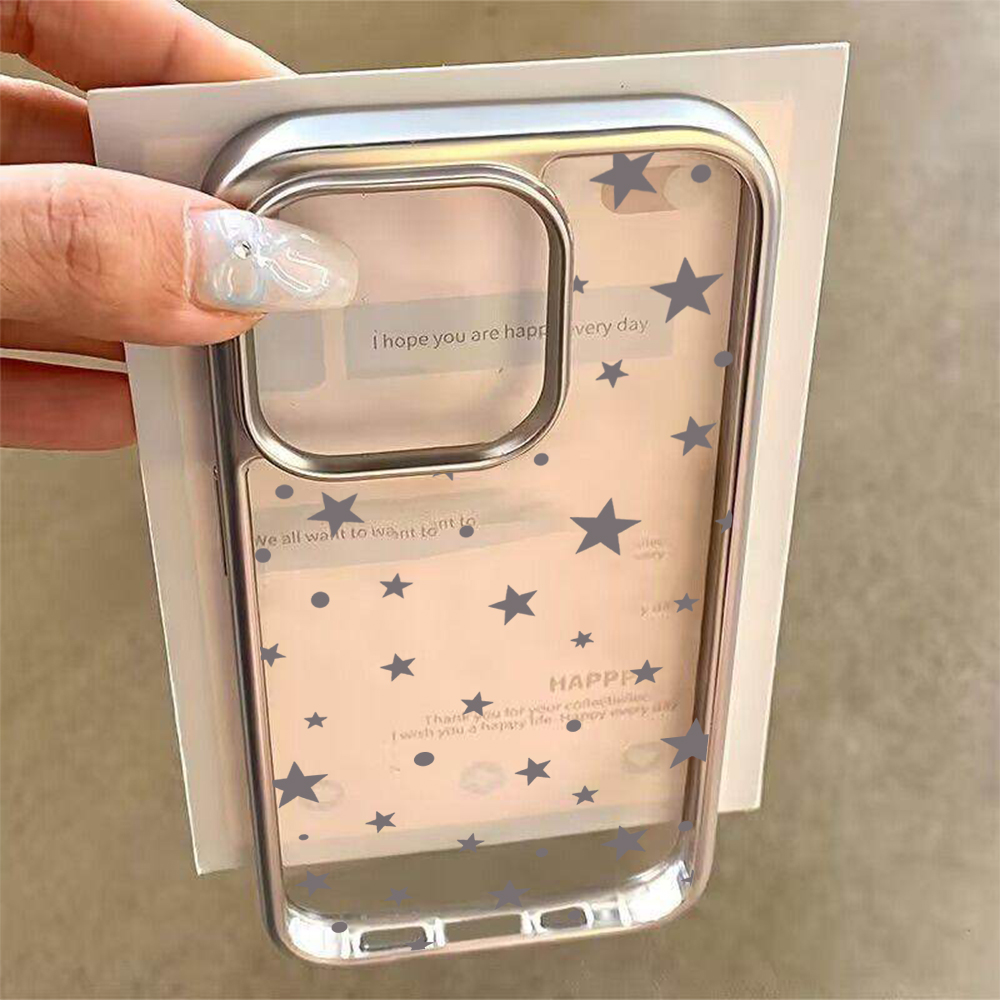 Y2K Stars Fashion Clear Cases  - Phone Cases Xr Iphone recension och pris