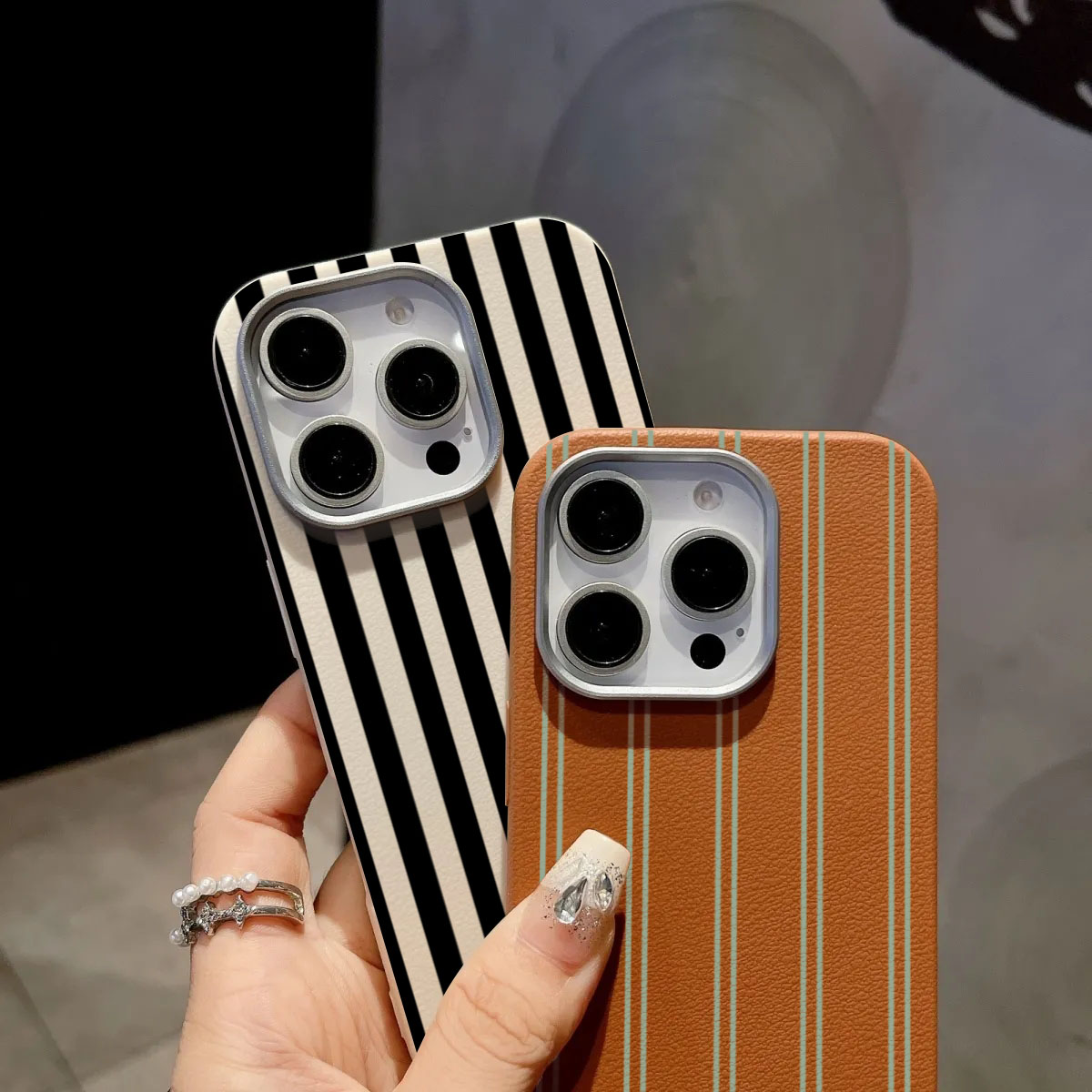 The Green Stripe Lichee Patter - Phone Cases Green recension och pris