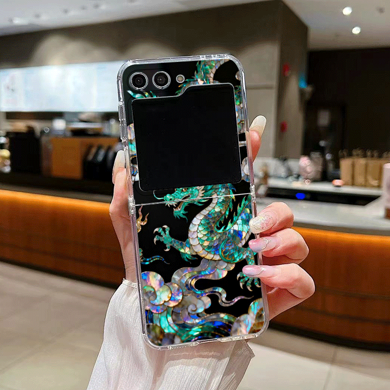 Stylish Tiger Dragon Marble Te - Phone Cases Z Fold 5 recension och pris