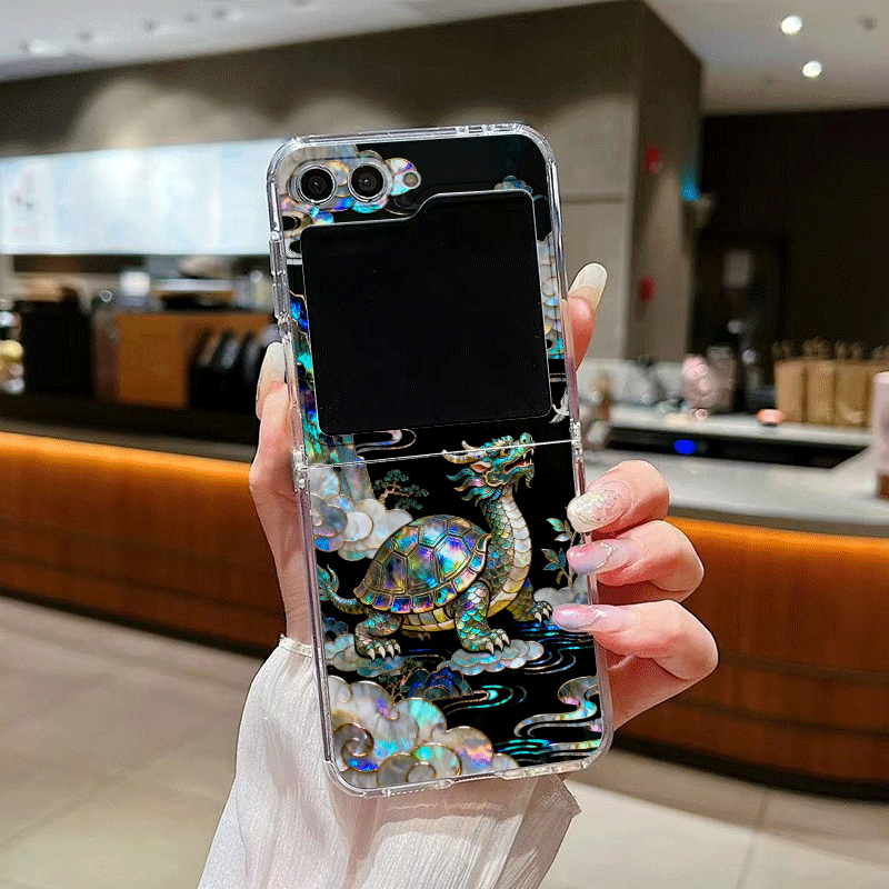 Stylish Tiger Dragon Marble Te - Phone Cases Z Fold 5 recension och pris