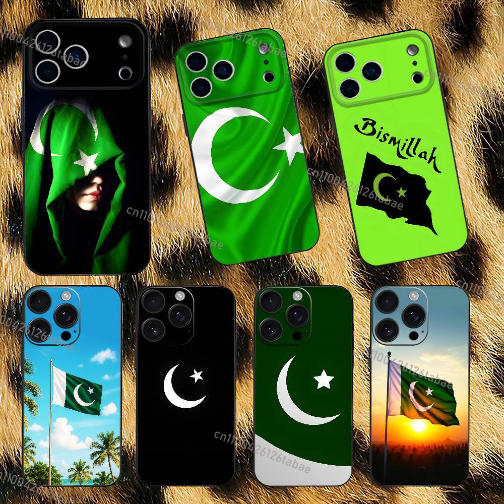 Pakistan Passport Flag  Black  - Phone Cases Pakistan recension och pris