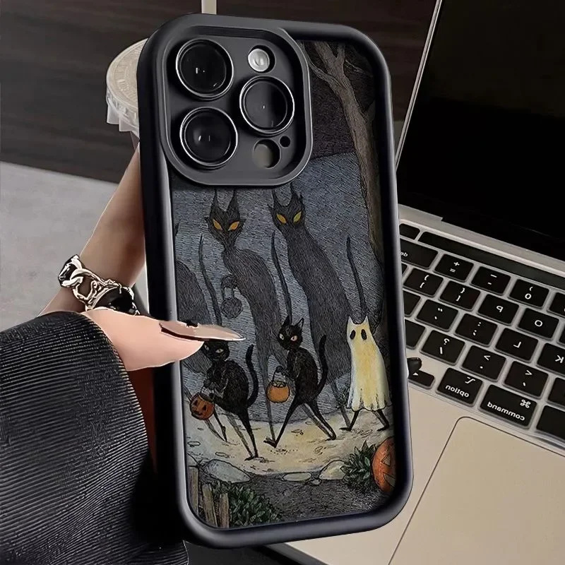 Coque Dark Cat Ghost Phone Cas - Phone Cases Xr Iphone recension och pris