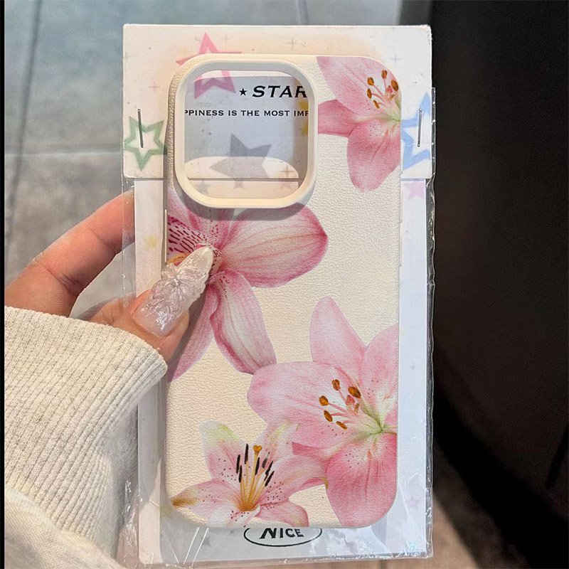 Pink Lily Lychee Texture Phone - Phone Cases For Samsung S22 recension och pris