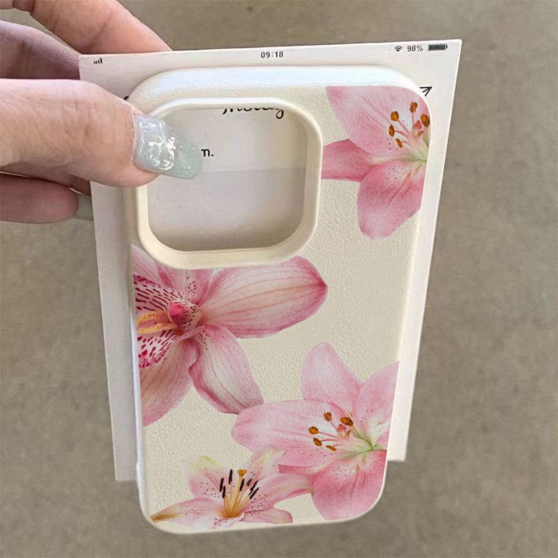 Pink Lily Lychee Texture Phone - Phone Cases For Samsung S22 recension och pris