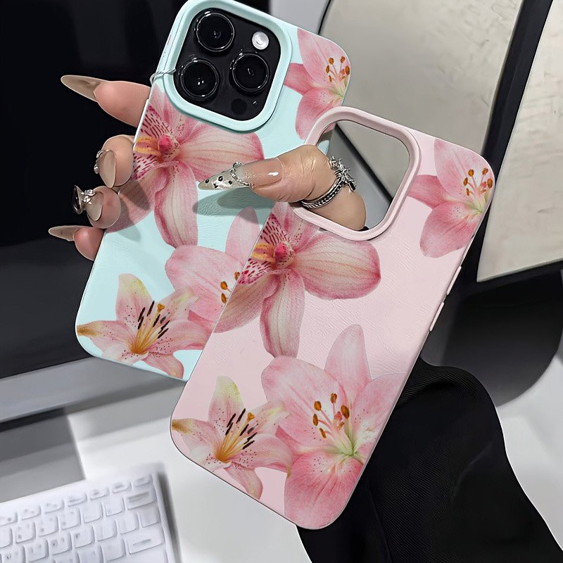 Pink Lily Lychee Texture Phone - Phone Cases For Samsung S22 recension och pris
