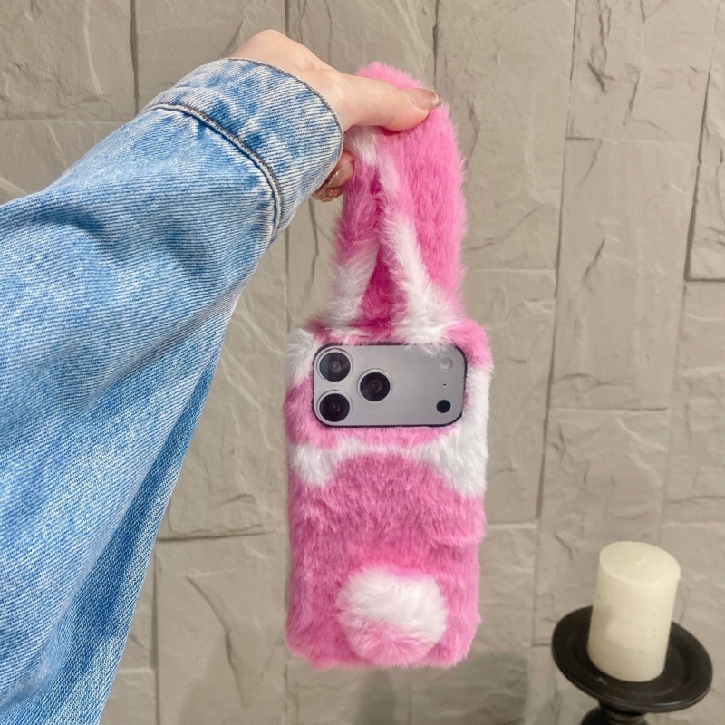 Cute Rabbit Design Fluffy Phon - Phone Cases Iphone 15 recension och pris