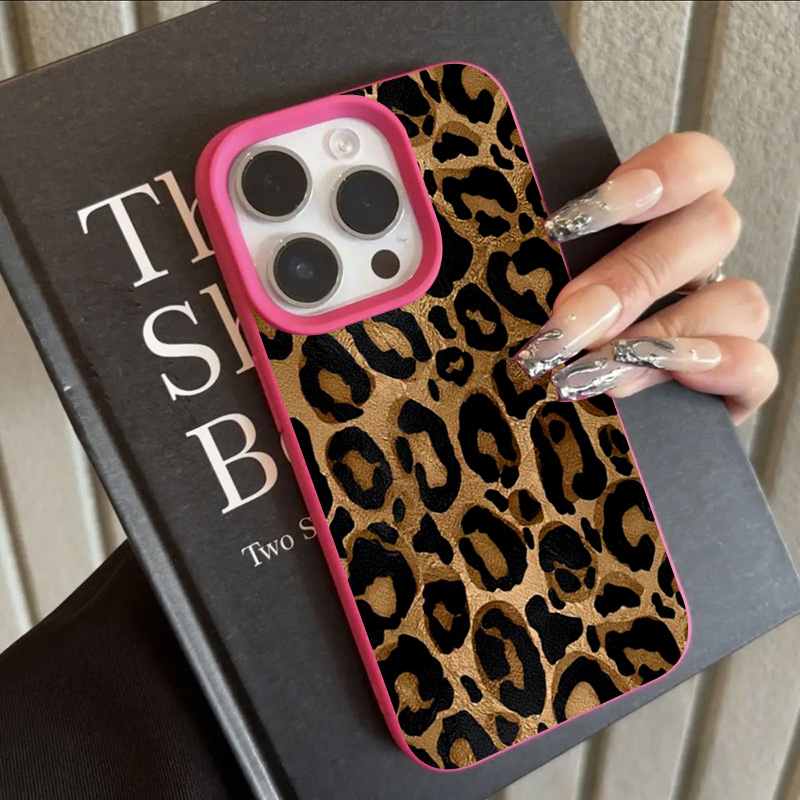 INS Brown Leopard Print Phone  - Phone Cases Protective recension och pris