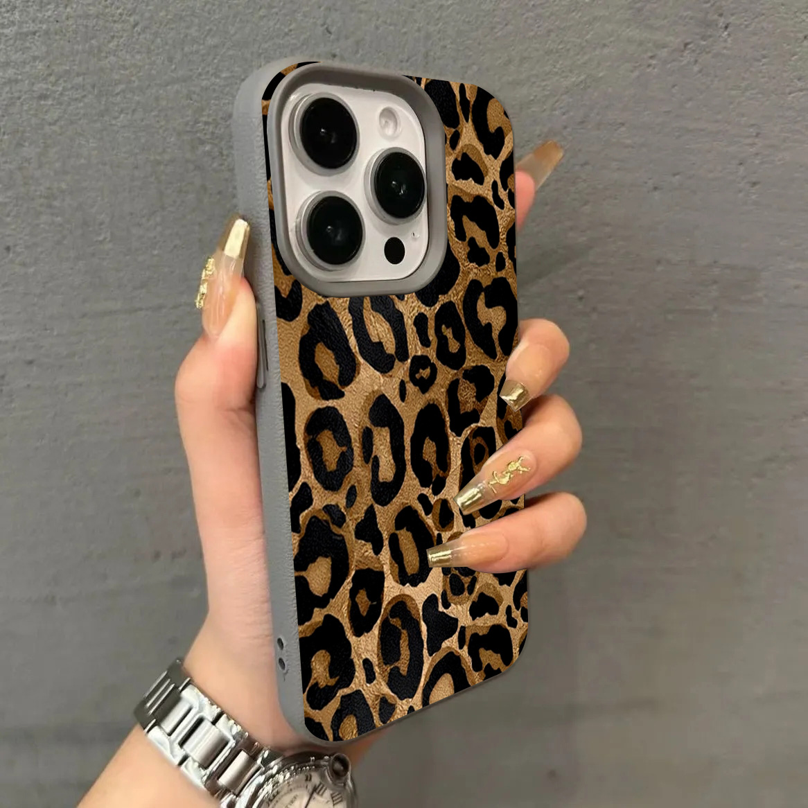 INS Brown Leopard Print Phone  - Phone Cases Protective recension och pris