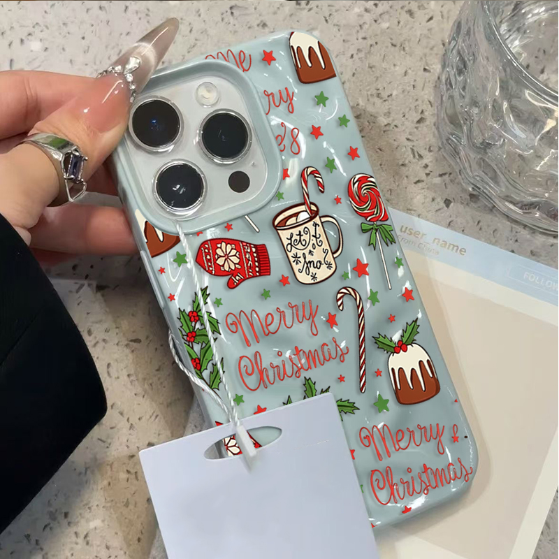 Cute Festive Christmas Pattern - Phone Cases Protective recension och pris