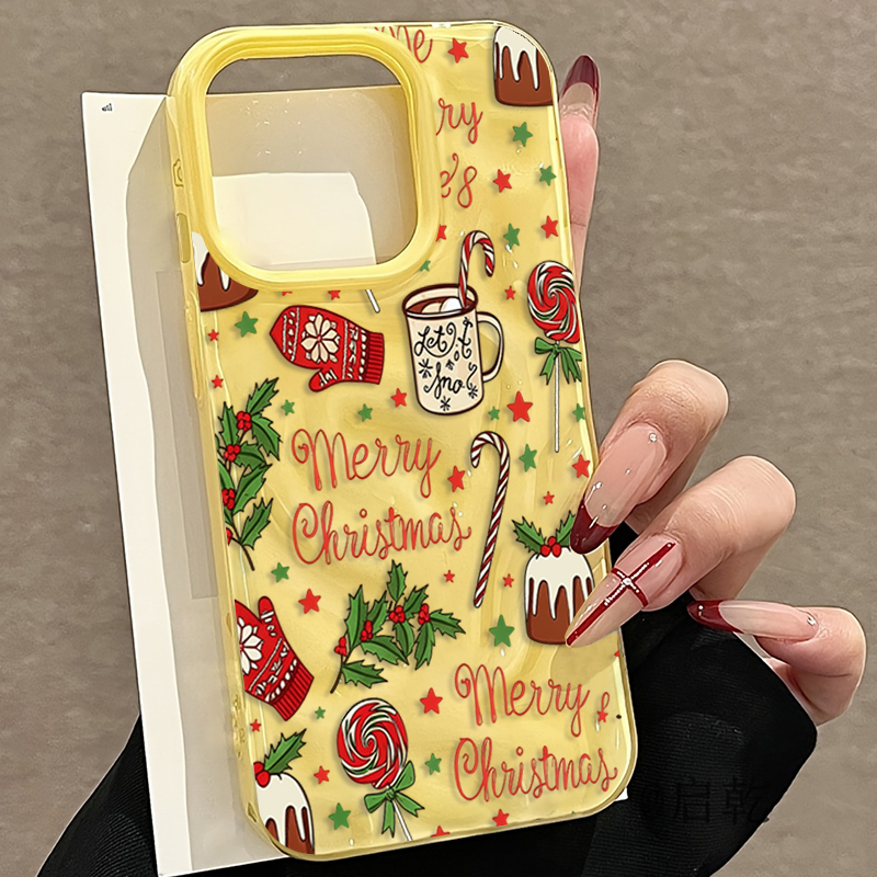 Cute Festive Christmas Pattern - Phone Cases Protective recension och pris