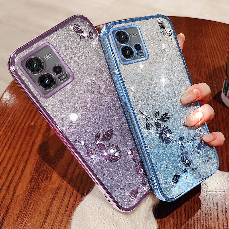 Plating Floral Case for Motoro - Phone Cases Moto G 2025 recension och pris