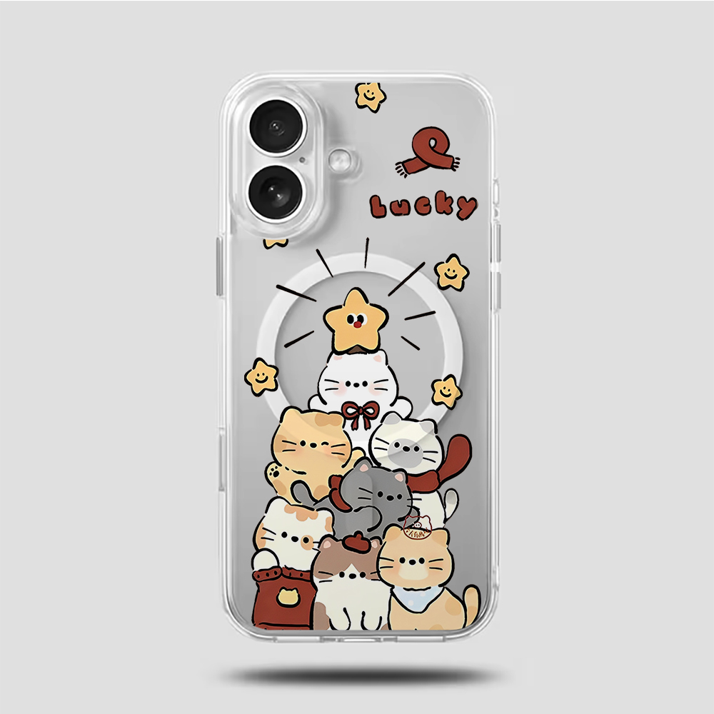 Cute Cartoon Kitten Print Comp - Phone Cases Iphone 15 recension och pris